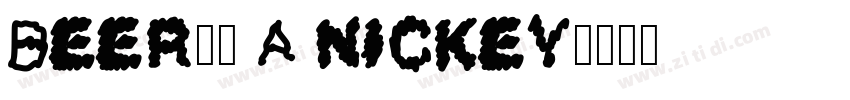 BEER08 A NICKEY字体转换